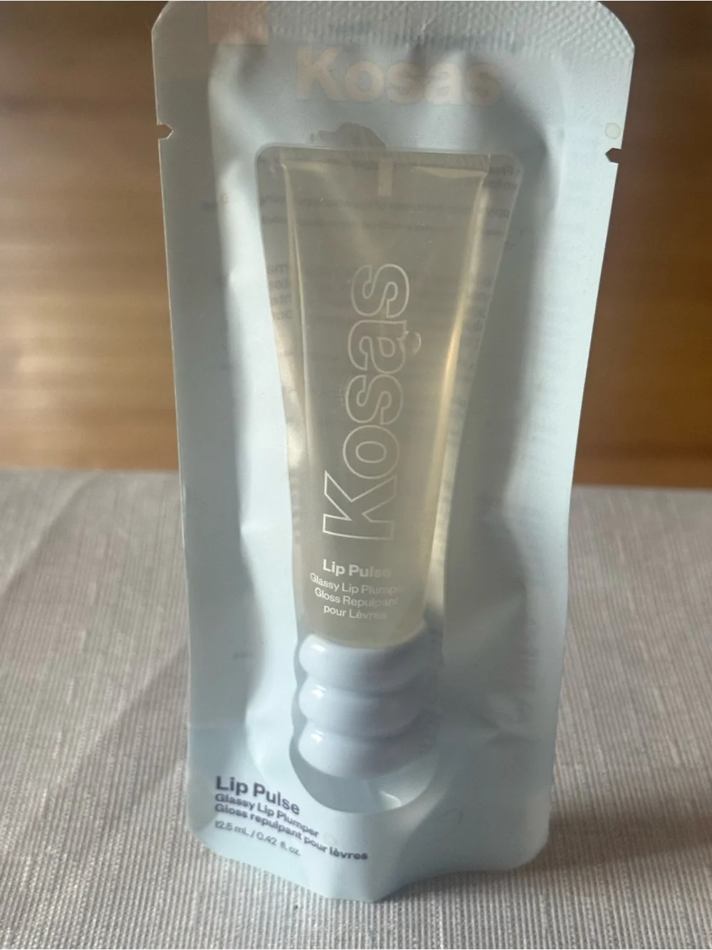 Kosas Lip Pulse Glossy Lip Plumper Clear Full Size 12.6mL New Sealed